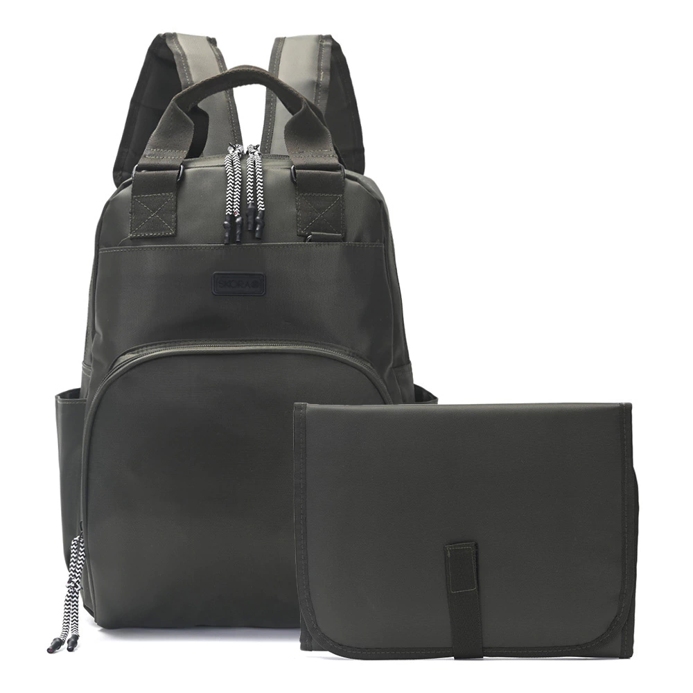 Mochila Mommy Para Trolley Verde Militar
